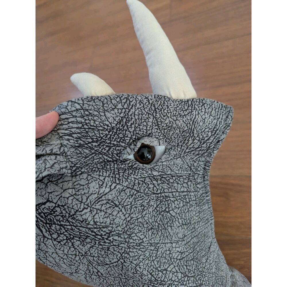Infant Rhinoceros Halloween Costume Size 12-18 Months 1 Year Gray Full Outfit - Picture 4 of 5